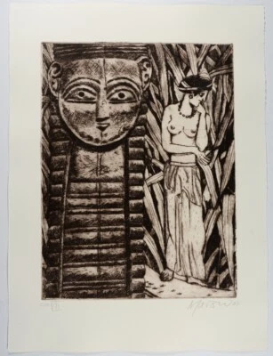 Ernst Marow: Radierung »Odyssee« handsigniert-e.a. Ex.- von 2007 - Bild 1 von 2