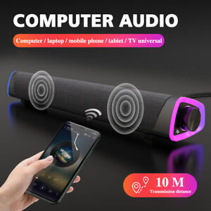 RGB USB kabelgebundene Soundbar 6 W Bluetooth Heimkino TV Stereo Surround Lautsprecher