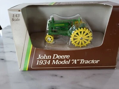 John Deere 1934 Model A Tractor 1:43 Scale - Image 1 of 4