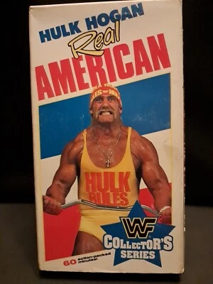 HULK HOGAN REAL AMERICAN WWF WWE VHS  Rare Coliseum Video Wrestling 1989 Andre - Image 1 of 4