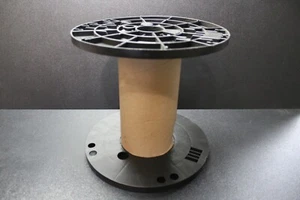 CARRETE DE ALAMBRE VACÍO CALIBRE 6 THHN RESISTENTE CABLE DE CARTÓN CUERDA LÍNEA ARTESANAL - Imagen 1 de 4