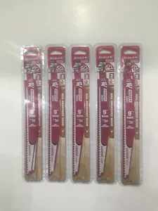 Lote de 15 hojas de sierra recíprocas de madera incrustadas con clavos de carburo Diablo DSO906CWS - Imagen 1 de 1