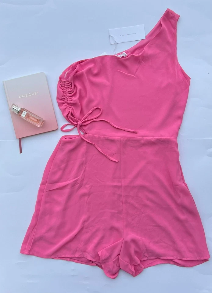 Mono corto informal de verano de un hombro para mujer Foto 1 de 1