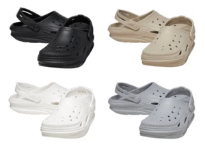 Crocs Off Grid Herren und Damen Clog Cobblestone weiß hellgrau schwarz 209501 - Bild 1 von 37