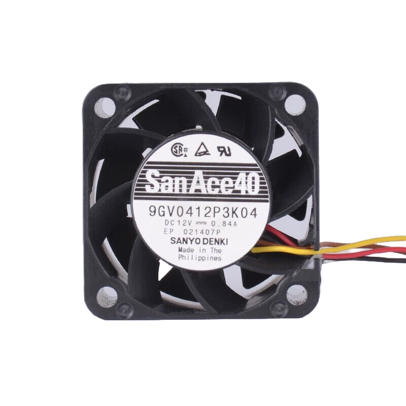 Sanyo Denki San Ace 40 9GV0412P3K04 0.84A 40mm x 28mm PWM Server Cooling Fan