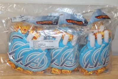 PACK de 6 fabricantes de ruido Marvel Avengers ensamblar fiesta de 8 quilates, marca distintiva Foto 1 de 2