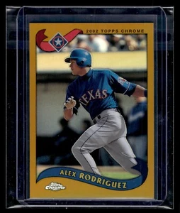 2002 Topps Chrome Refractor #640 Alex Rodriguez Rangers - Picture 1 of 2