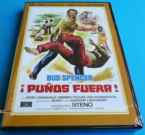 PUÑOS FUERA / PIEDONE L´AFRICANO (Dvd R2) Italiano Español -Precintada Sigillato - Imagen 1 de 3