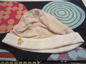 US OLD NAVY BABY 100% ORGANIC COTTON WEAR SKULL HAT CAP STRIPE BIRD 18 - 24 MTH - Picture 1 of 3