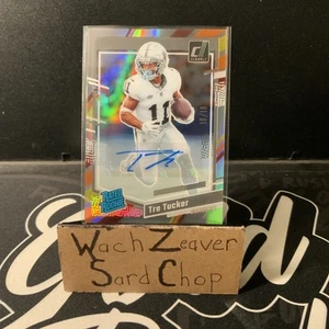 2023 Clearly Donruss - Tre Tucker Rated Rookie Autograph, Vintage Stripes /18 - Picture 1 of 11