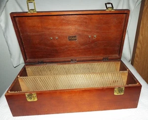 NEGA FILE CASE FOR GLASS NEGATIVE 16.5" LONG HOLDS UP TO 100 NEGATIVES READ!!!! - Picture 1 of 18