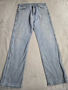 Wrangler 13MWZ Denim Blue Jeans Mens Size 34 x 34 Country Western Cowboy Cut - Picture 1 of 9
