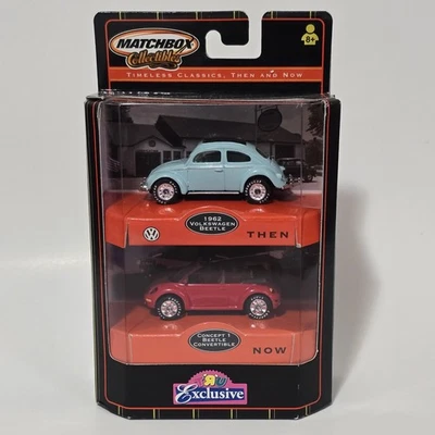 Caja de cerillas coleccionables clásicos atemporales entonces y ahora Volkswagen Beetle TRU excl. Foto 1 de 4