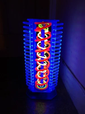 RARE Vintage WOOLWORTHS UV Light CD Rack - Holds 36 CDs - Image 1 of 4
