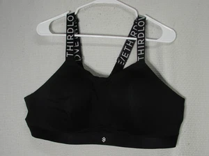 Neu Third Love Kinetic Sport BH geformt bügellos Spruch Träger Gr. 44C schwarz - Bild 1 von 7