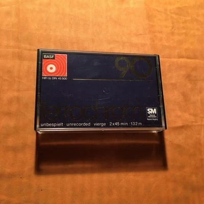 BASF ferrochrom SM 90 Cassette,IEC III Position,sehr guter Zustand,1974,rare - Image 1 of 4