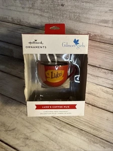 New GILMORE GIRLS Luke's Coffee Mug Cup Hallmark Christmas Ornaments Sealed - Picture 1 of 5