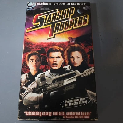 Starship Troopers (VHS, 1998, Closed captioned) - Image 1 of 2