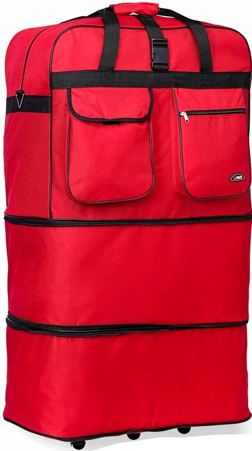 Bolsa de Lona Rodante Expandible 30"/36"/40" Maleta Giratoria con Ruedas Equipaje Foto 1 de 1