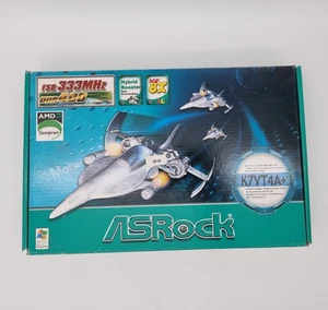 ASRock K7VT4A+ Motherboard Socket 462A Motherboard AMD DDR400 Windows XP - Picture 1 of 10