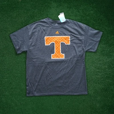 Camiseta para hombre Tennessee Volunteers NCAA Adidas gris oscuro con logotipo Foto 1 de 4