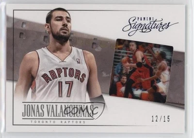 2013-14 Panini Signatures Film Blue 12/15 Jonas Valanciunas #36 - Image 1 of 3