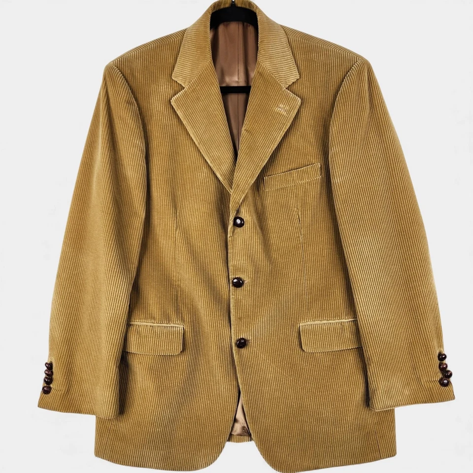 Abrigo deportivo de pana vintage Brooks Brothers para hombre 40R hecho en Italia Loro Piana Foto 1 de 4