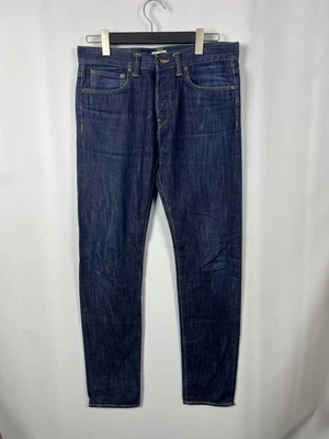 EDWIN Denim Blue Regular Straight Slim Skinny Jeans Size 34 - Image 1 of 4