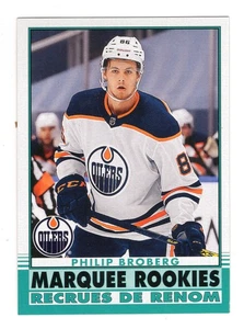 2020-21 OPC Philip Broberg Marquee Rookies RETRO #625 Edmonton Oilers - Picture 1 of 2