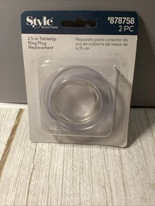 Style Selections 2.5-in tabletop ring plug replacement #878758 2 pc - Picture 1 of 2