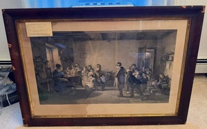 Escuela de la Dama. Impresión grabada del Museo de South Kensington - Imagen 1 de 4