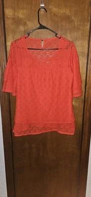 Top Valerie Stevens manga corta una pieza dos capas talla pequeña damas Foto 1 de 4