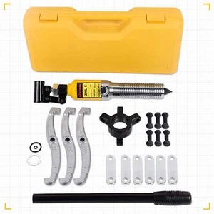5T Hydraulic Gear Puller Kit Bearing Puller w/Case 2/3 Jaw Bearing Hub Separator - Picture 1 of 8