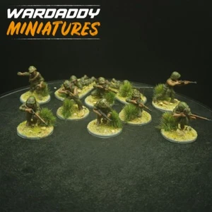 Well Painted 28mm Bolt Action USMC US Marines ×10 A3 Warlord Games WW2 - Picture 1 of 4