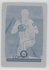 2012 Bowman Draft Draft Picks Printing Plate Cyan 1/1 Will Hudgins #BDPP142 nd3