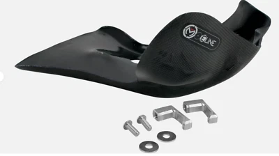 Moose Racing Skid Plate Carbon Fiber DRZ400 Kawasaki KLX 400 R New - Imagem 1 de 3