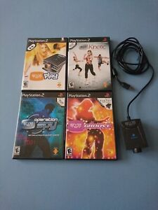 EYE TOY PLAY & GROOVE & OPERATION SPY & KINETIC & CAMERA Sony PlayStation 2 PS2