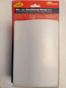 Heidemann Türklingel Ein- oder Zweiklang-Gong Icaro  80 dB 70010 Weiß 048 - Bild 1 von 3
