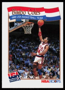 1991-92 Hoops Bimbo Coles #567 BASKETBALL USA - Picture 1 of 2