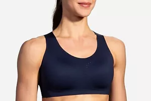 Brooks 261652 Women's Dare Crossback Sports Bra Navy Size 34C/D - Picture 1 of 2
