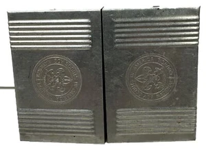 BOY SCOUTS OF AMERICA METAL SPEAKER HEATABS Other CASE - Vintage - Picture 1 of 6
