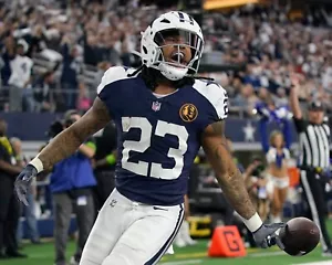 Foto de fútbol americano Rico Dowdle On Field Scream Dallas Cowboys 8x10 NFL - Imagen 1 de 1