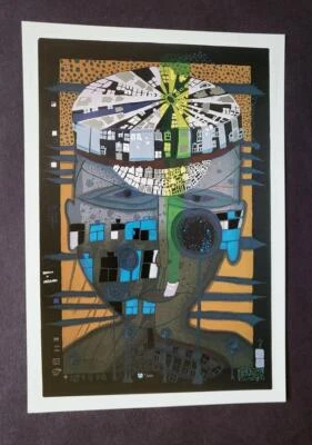 Friedensreich Hundertwasser "The Sailor II" 安装胶印 1986 — 第 1/4 张图片