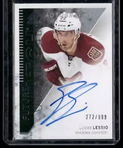 2013-14 SP Authentic #301 Lucas Lessio Future Watch AUTO #/999 - Picture 1 of 2