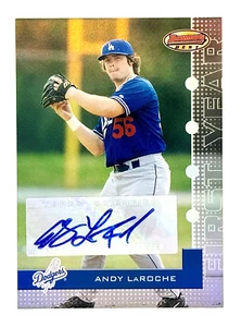 2005 Bowmans Best #112 Andy LaRoche RC Auto 465/974 Los Angeles Dodgers - Picture 1 of 2