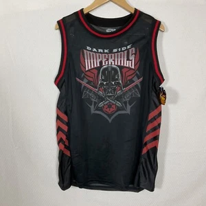 Camiseta deportiva de baloncesto WeLoveFine X Star Wars Dark Side Imperials Darth Vader malla Lg - Imagen 1 de 4