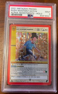 Metazoo Rudy Investment Sasquatch Holo Promo Alpha 2021 1st Edition PSA 9 MINT - Picture 1 of 3