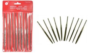 10Pc Premium Quality Needle File Set ,Fine Cut (3mm X 140mm ) - Picture 1 of 3