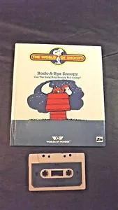 LIBRO/CINTA TALKING SNOOPY ROCK-A-BYE SNOOPY WORLDS OF WONDER 1986 - Imagen 1 de 5