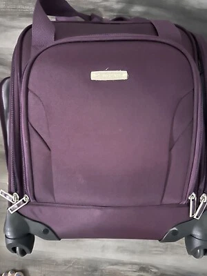 Samsonite Underseat Spinner w/ USB Charging Port in Purple - Image 1 of 2